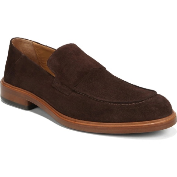 Vince - Barry Sport Suede Loafers - Brown - Size 10 main image 10